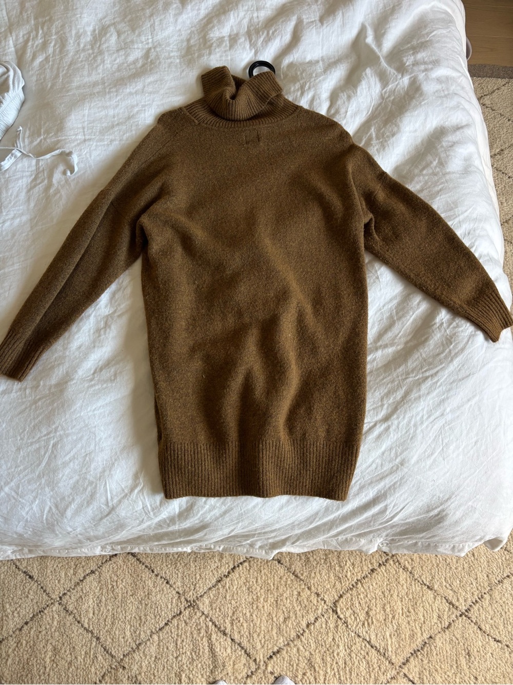 GAP Brown Turtleneck Sweater Dress